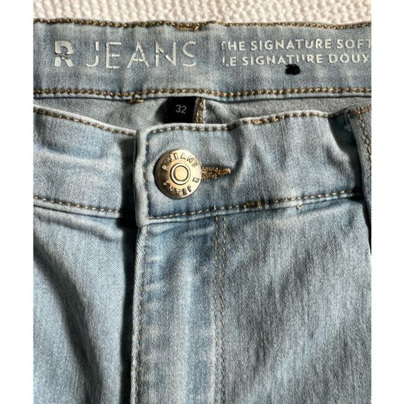 Light blue stretch denim capris - Picture 4 of 4